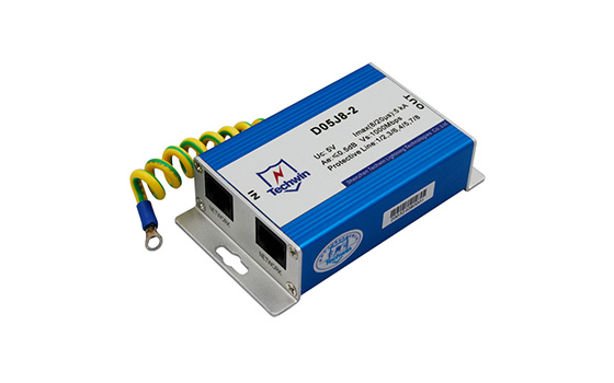 RJ45 SPD 10/100/1000Mbps network signal surge arrester ethernet surge protection device