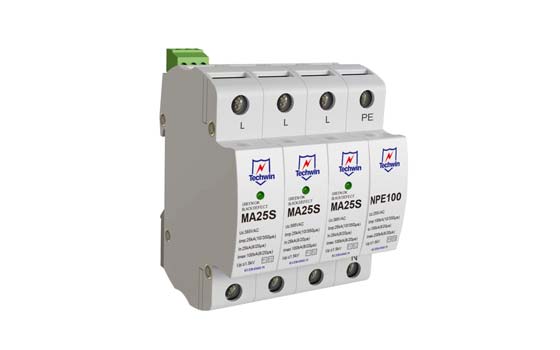 MA25S series Type 1+2/ ClassB+ C Switch type Surge Protective Devices (TUV + CE)