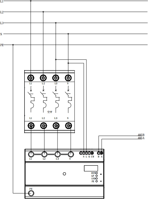 Installation And Wiring Diagram of M40B4-S