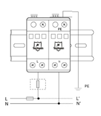 M100B Type 1 AC Power SPD B2