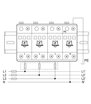 M100B Type 1 AC Power SPD B4