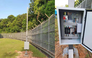 Singapore Government project perimeter fence's Security system